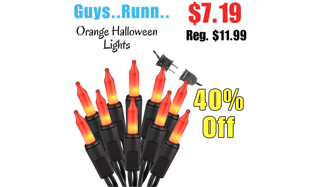 Orange Halloween Lights Only $7.19 Shipped on Amazon (Regularly $11.99)