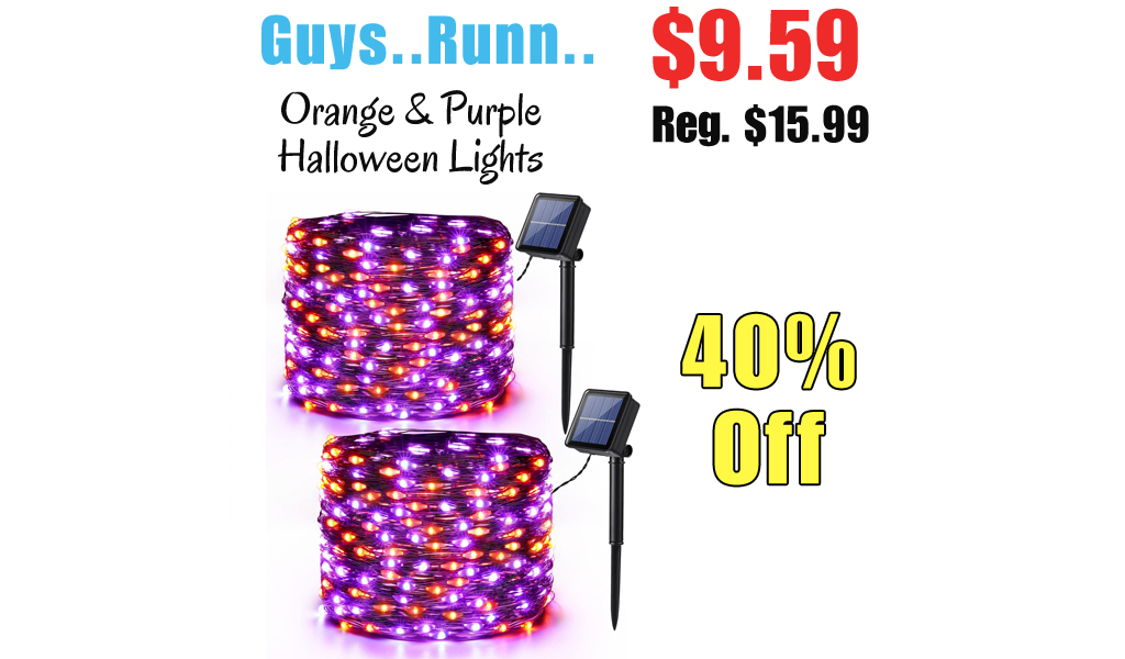 Orange & Purple Halloween Lights Only $9.59 Shipped on Amazon (Regularly $15.99)