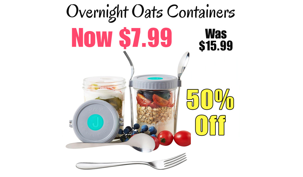 Overnight Oats Containers Only $7.99 Shipped on Amazon (Regularly $15.99)