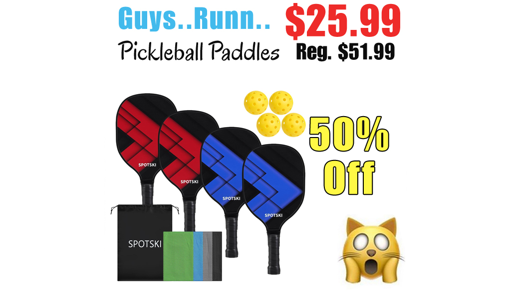 Pickleball Paddles Only $25.99 Shipped on Amazon (Regularly $51.99)