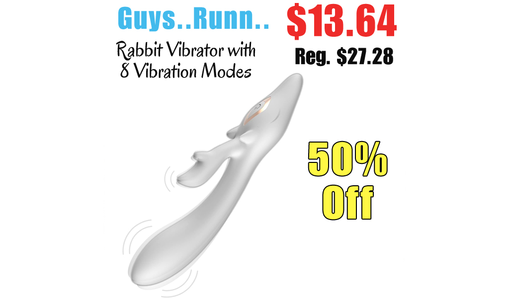 Rabbit Vibrator with 8 Vibration Modes Only $13.64 Shipped on Amazon (Regularly $27.28)