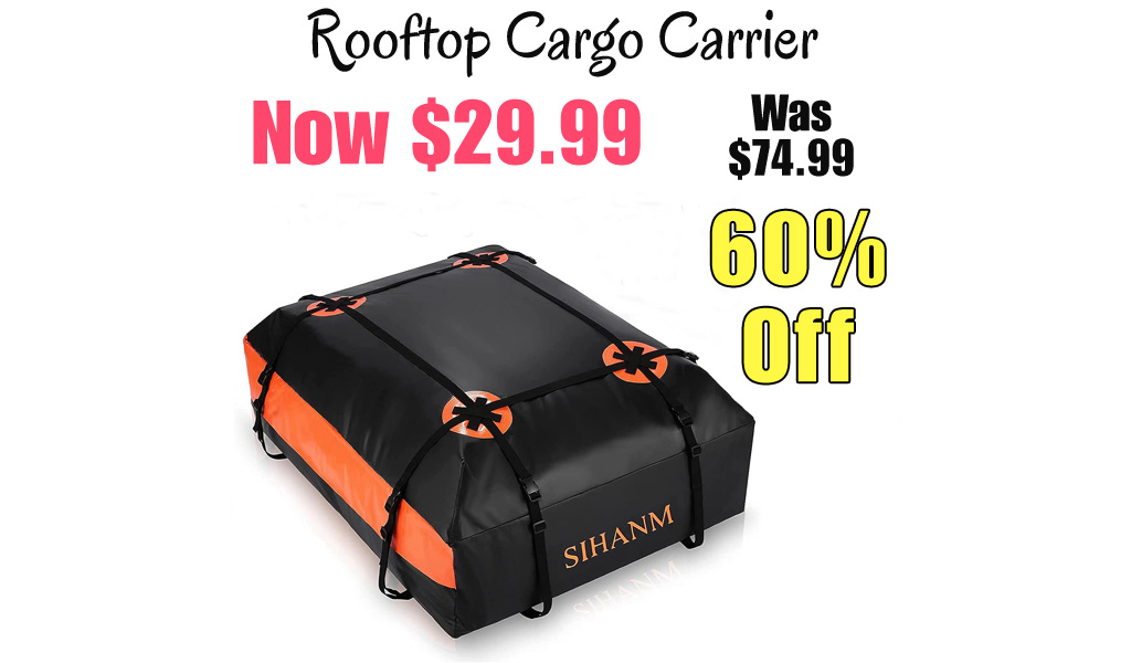 Rooftop Cargo Carrier Only $29.99 Shipped on Amazon (Regularly $74.99)