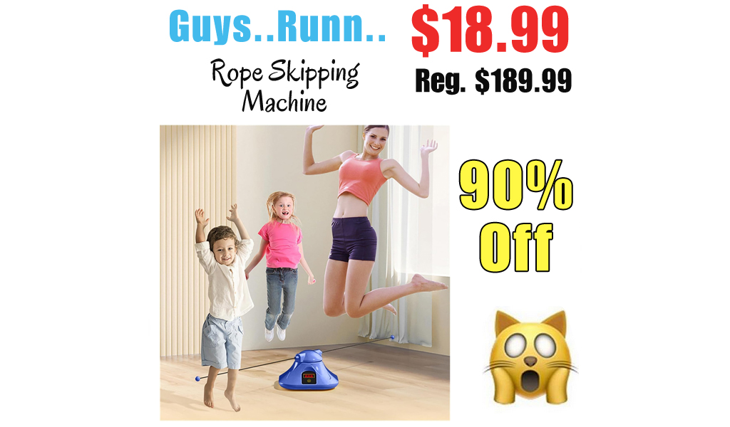 Rope Skipping Machine Only $18.99 Shipped on Amazon (Regularly $189.99)