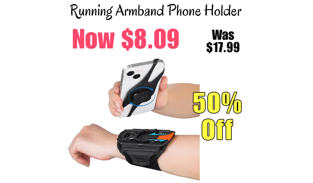 Running Armband Phone Holder Only $8.09 Shipped on Amazon (Regularly $17.99)