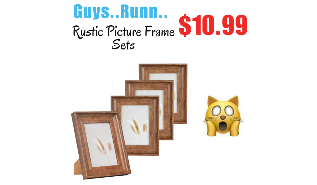 Rustic Picture Frame Sets Only $10.99 Shipped on Walmart
