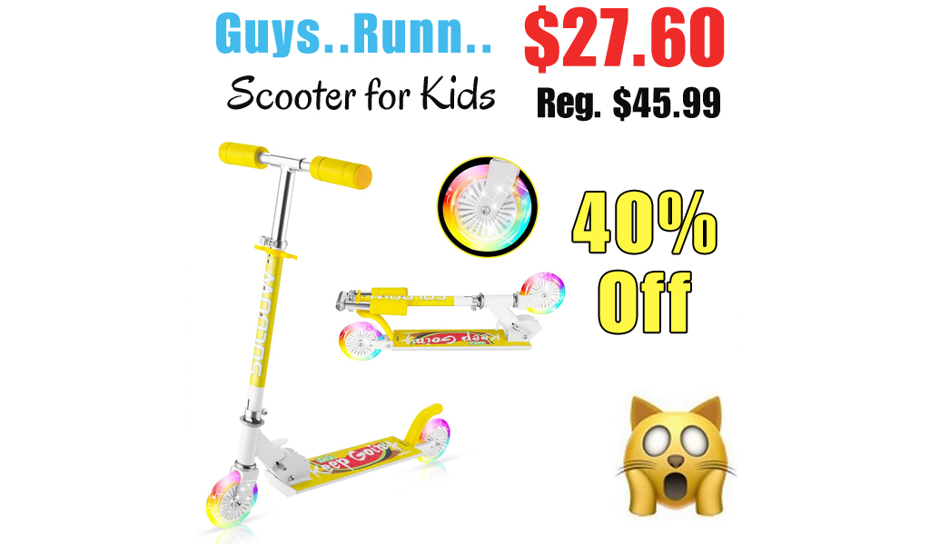 Scooter for Kids Only $27.60 Shipped on Amazon (Regularly $45.99)
