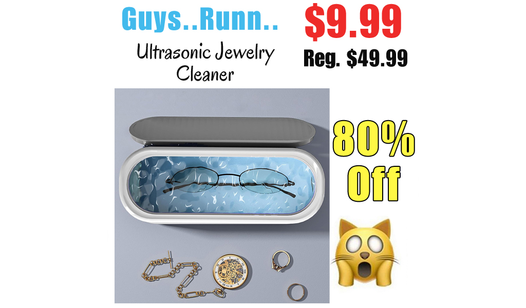 Ultrasonic Jewelry Cleaner Only $9.99 Shipped on Amazon (Regularly $49.99)