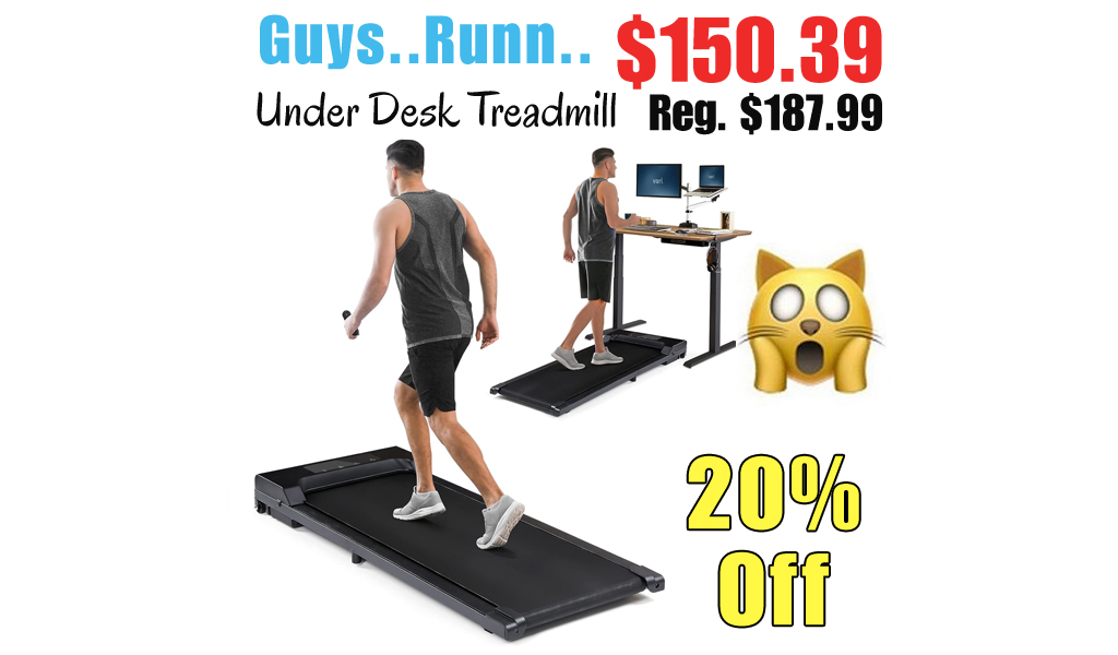 Under Desk Treadmill Only $150.39 Shipped on Amazon (Regularly $187.99)