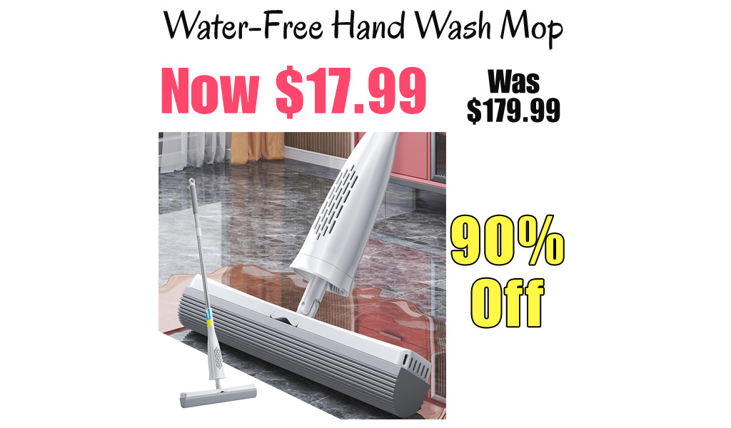 Water-Free Hand Wash Mop Only $17.99 Shipped on Amazon (Regularly $179.99)