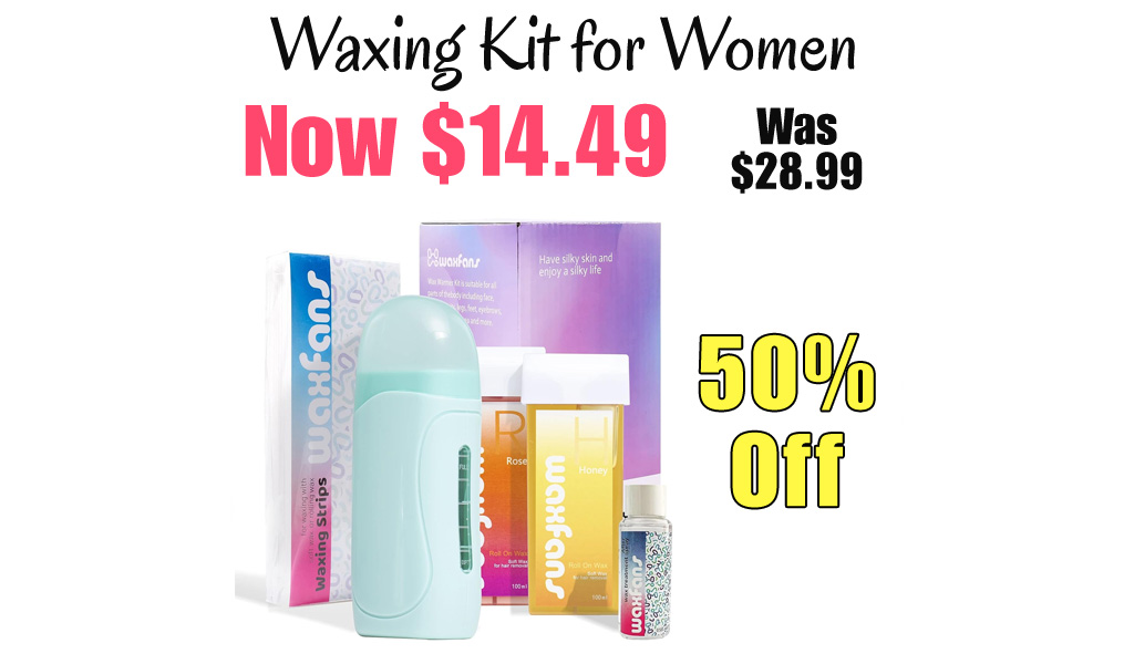 Waxing Kit for Women Only $14.49 Shipped on Amazon (Regularly $28.99)