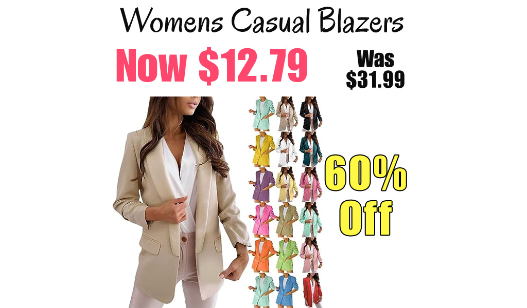 Womens Casual Blazers Only $12.79 Shipped on Amazon (Regularly $31.99)