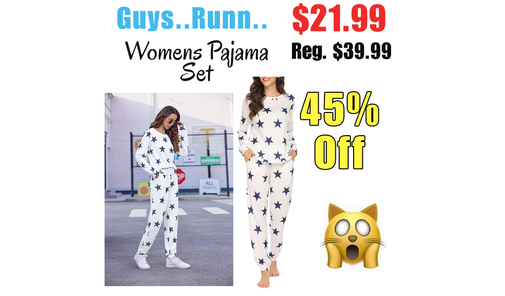 Womens Pajama Set Only $21.99 Shipped on Amazon (Regularly $39.99)