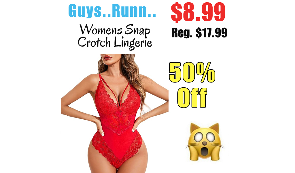 Womens Snap Crotch Lingerie Only $8.99 Shipped on Amazon (Regularly $17.99)
