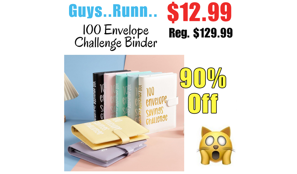 100 Envelope Challenge Binder Only $12.99 Shipped on Amazon (Regularly $129.99)