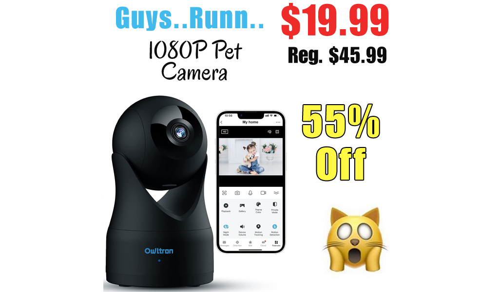 1080P Pet Camera Only $19.99 Shipped on Amazon (Regularly $45.99)
