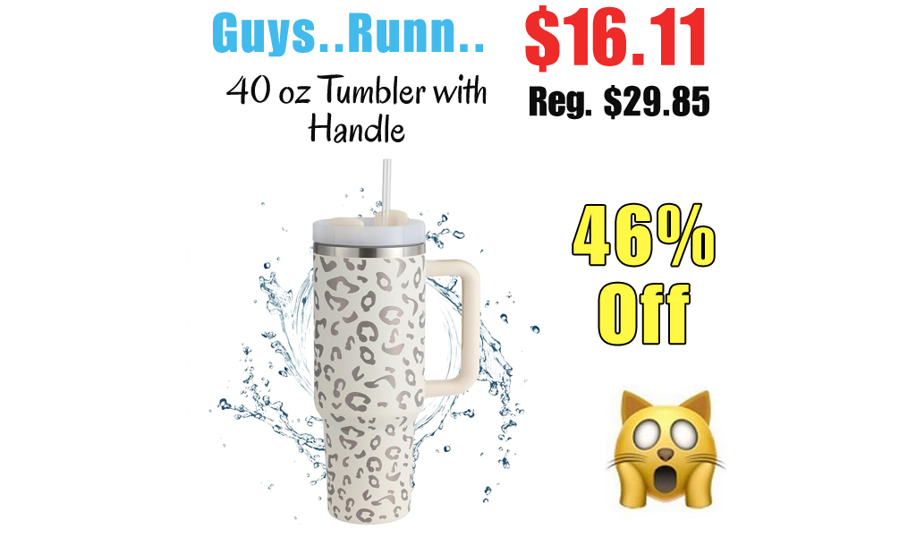 40 oz Tumbler with Handle Only $16.11 Shipped on Amazon (Regularly $29.85)