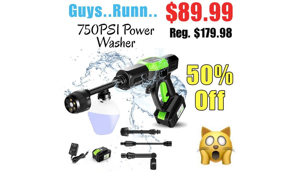 750PSI Power Washer Only $89.99 Shipped on Amazon (Regularly $179.98)