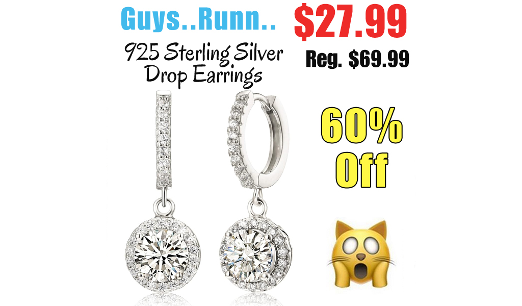 925 Sterling Silver Drop Earrings Only $27.99 Shipped on Amazon (Regularly $69.99)