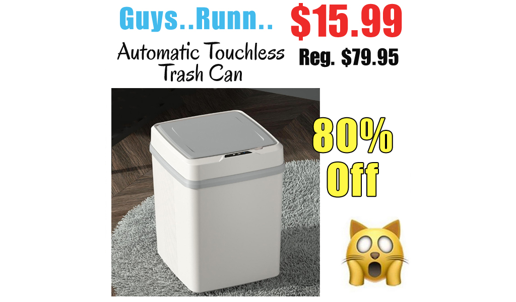 Automatic Touchless Trash Can Only $15.99 Shipped on Amazon (Regularly $79.95)