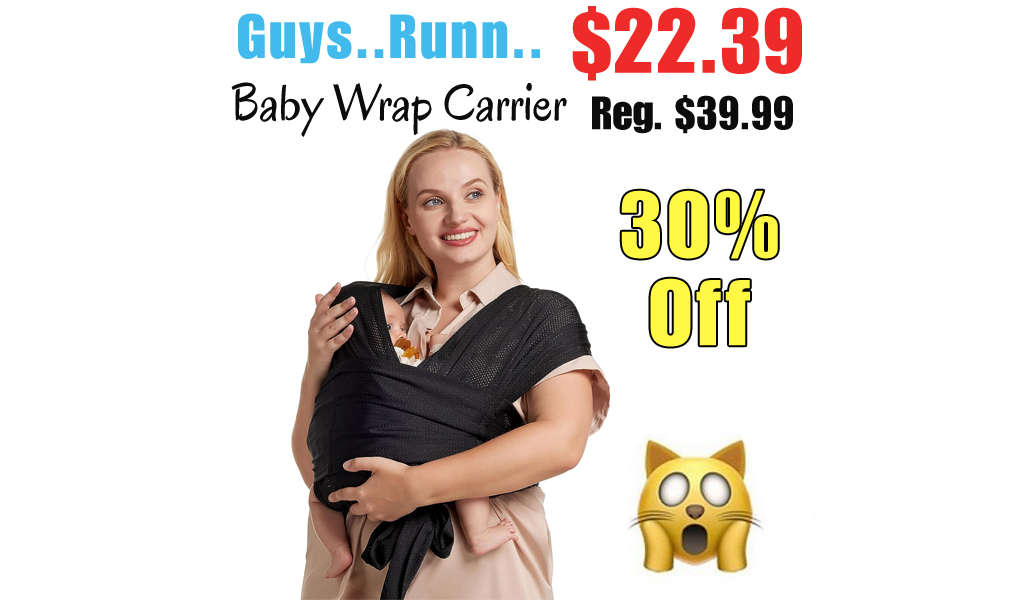 Baby Wrap Carrier Only $22.39 Shipped on Amazon (Regularly $39.99)