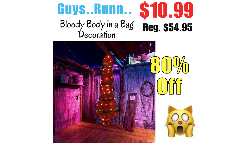 Bloody Body in a Bag Decoration Only $10.99 Shipped on Amazon (Regularly $54.95)