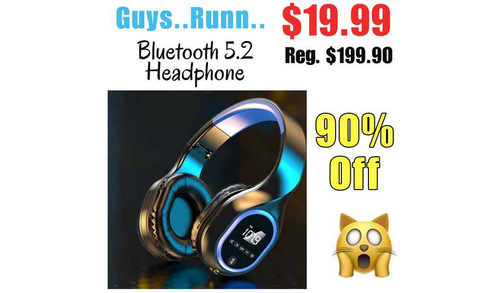 Bluetooth 5.2 Headphone Only $19.99 Shipped on Amazon (Regularly $199.90)