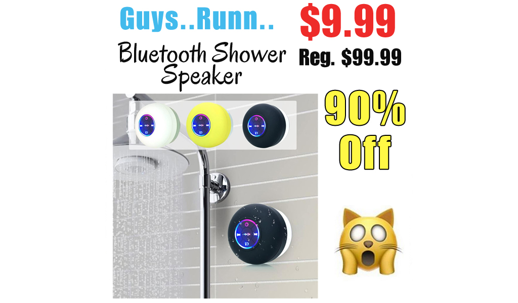 Bluetooth Shower Speaker Only $9.99 Shipped on Amazon (Regularly $99.99)