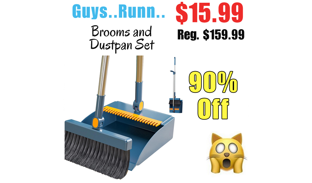 Brooms and Dustpan Set Only $15.99 Shipped on Amazon (Regularly $159.99)