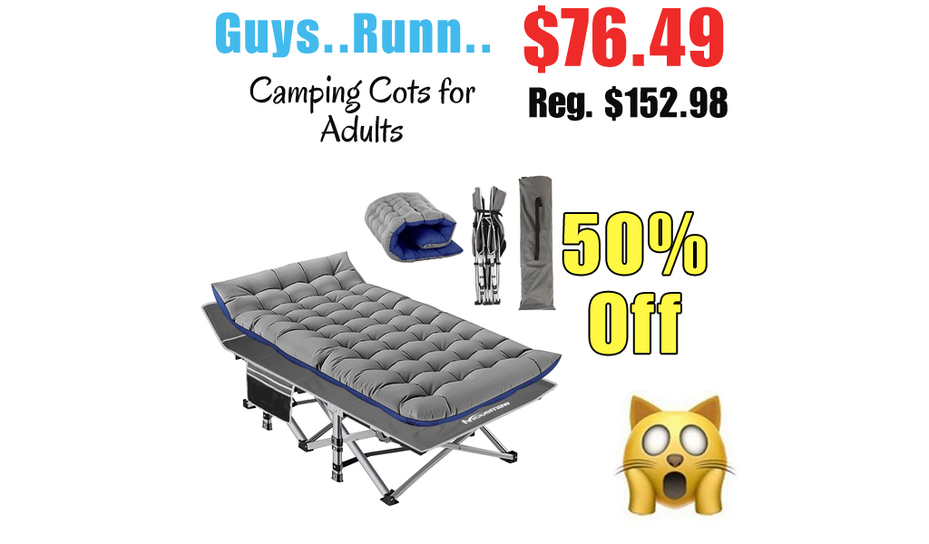 Camping Cots for Adults Only $76.49 Shipped on Amazon (Regularly $152.98)