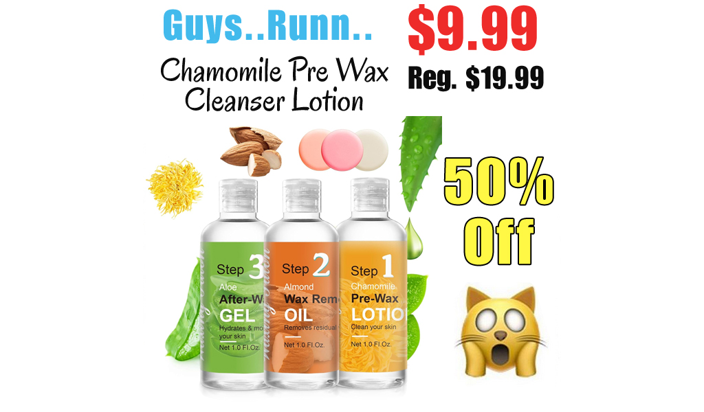 Chamomile Pre Wax Cleanser Lotion Only $9.99 Shipped on Amazon (Regularly $19.99)