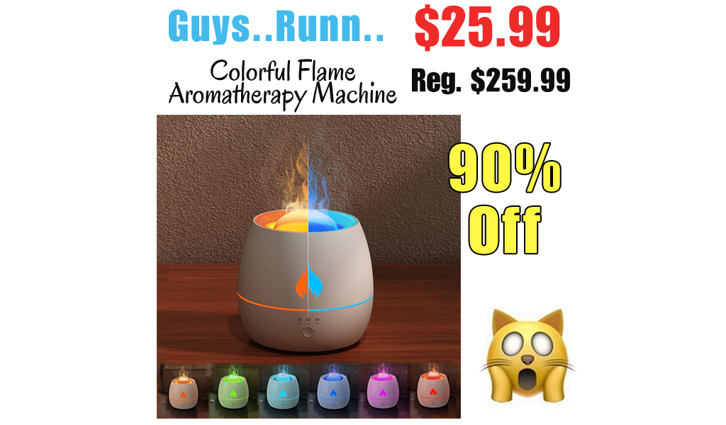 Colorful Flame Aromatherapy Machine Only $25.99 Shipped on Amazon (Regularly $259.99)
