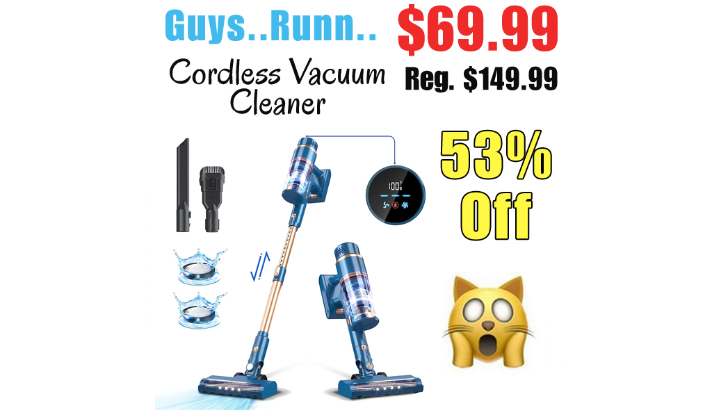 Cordless Vacuum Cleaner Only $69.99 Shipped on Amazon (Regularly $149.99)