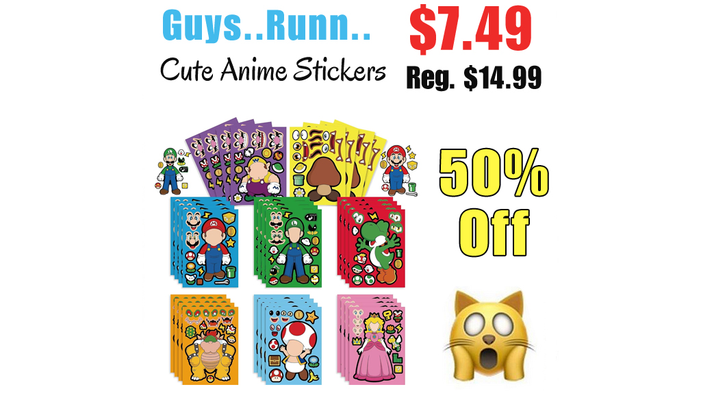 Cute Anime Stickers Only $7.49 Shipped on Amazon (Regularly $14.99)