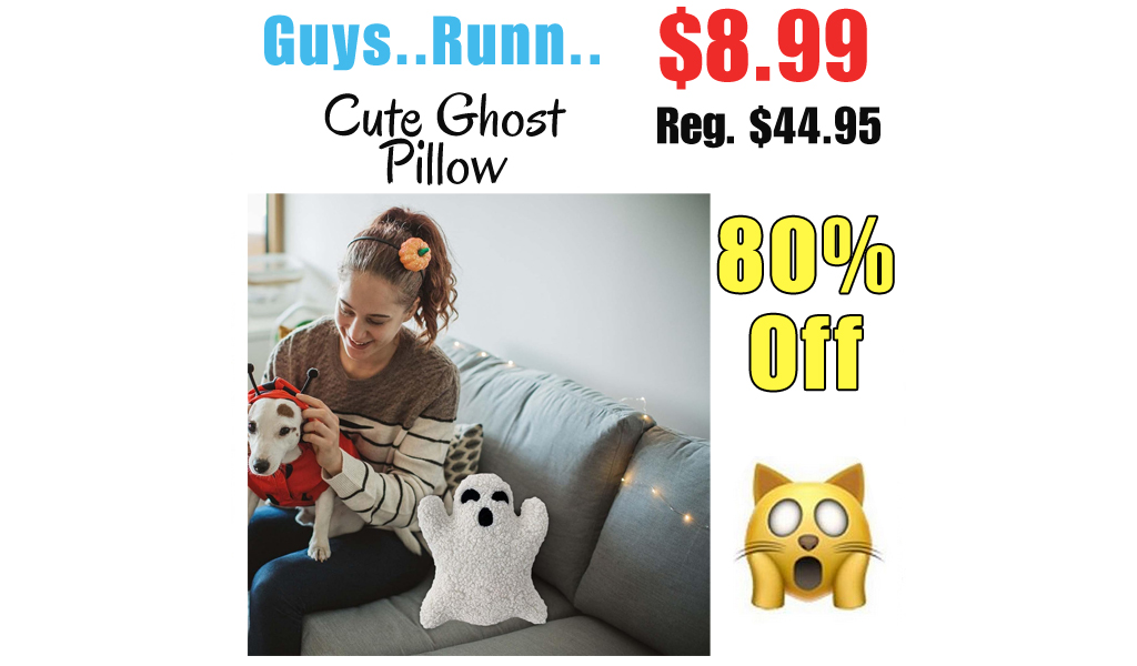 Cute Ghost Pillow Only $8.99 Shipped on Amazon (Regularly $44.95)