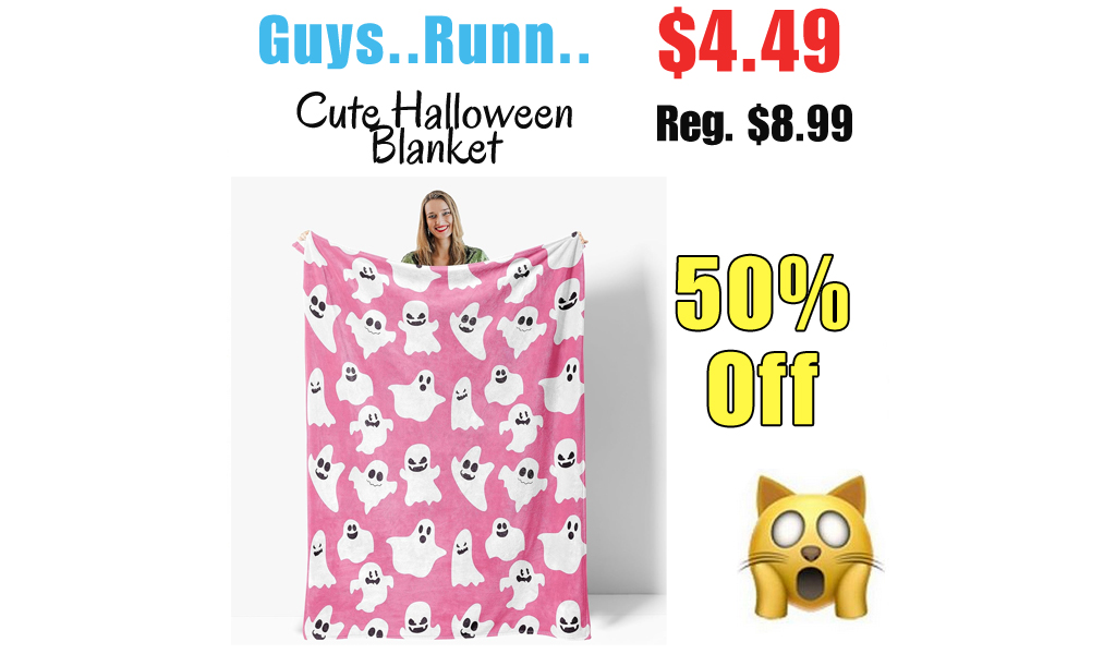 Cute Halloween Blanket Only $4.49 Shipped on Amazon (Regularly $8.99)