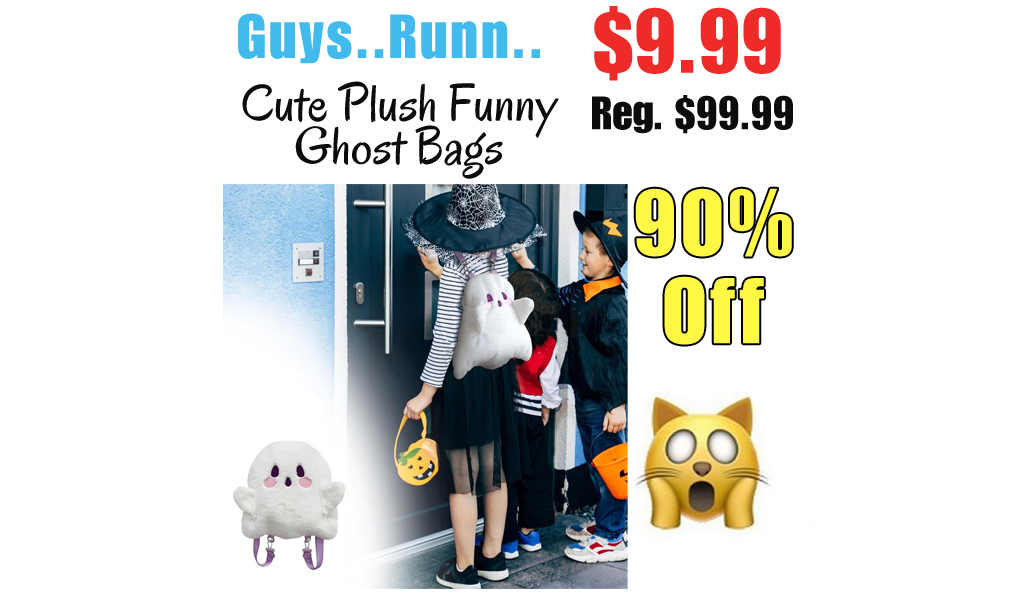 Cute Plush Funny Ghost Bags Only $9.99 Shipped on Amazon (Regularly $99.99)