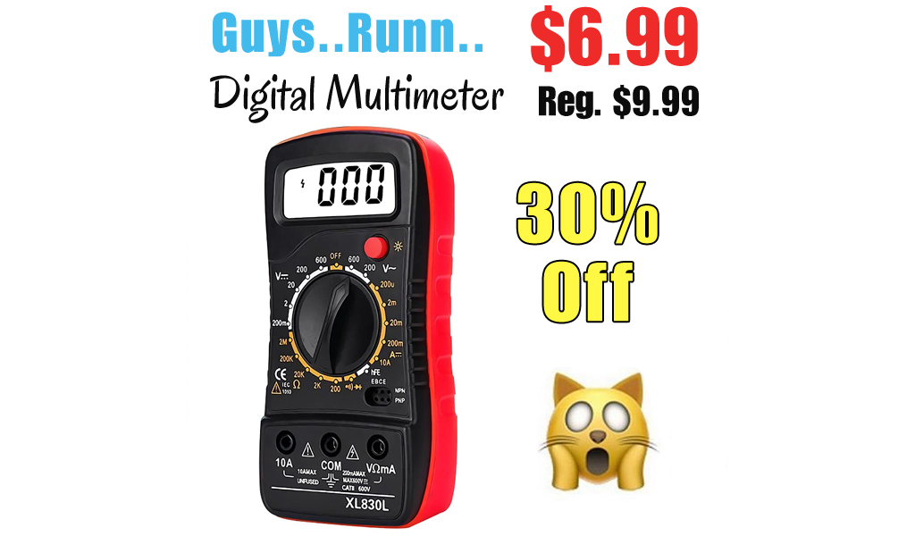 Digital Multimeter Only $6.99 Shipped on Amazon (Regularly $9.99)