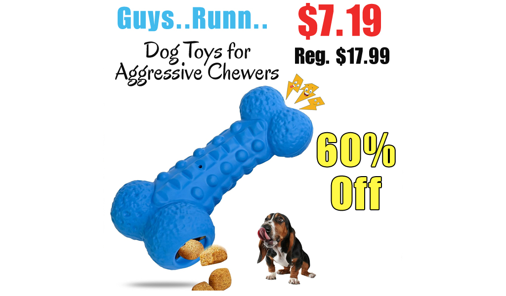 Dog Toys for Aggressive Chewers Only $7.19 Shipped on Amazon (Regularly $17.99)