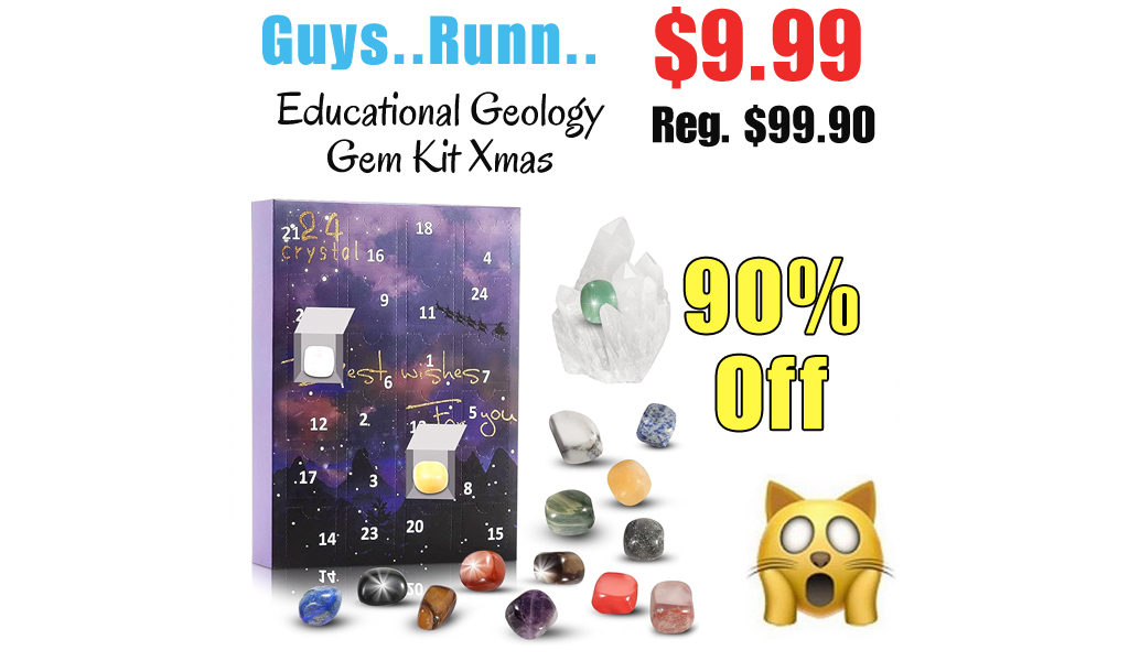 Educational Geology Gem Kit Xmas Only $9.99 Shipped on Amazon (Regularly $99.90)
