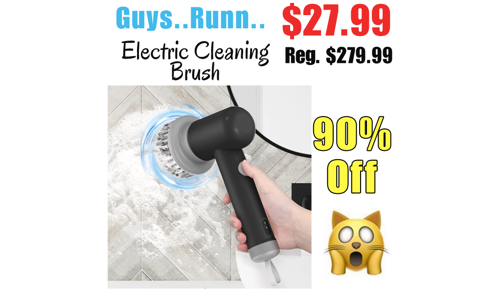 Electric Cleaning Brush Only $27.99 Shipped on Amazon (Regularly $279.99)