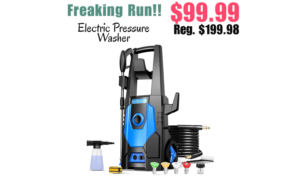 Electric Pressure Washer Only $99.99 Shipped on Amazon (Regularly $199.98)