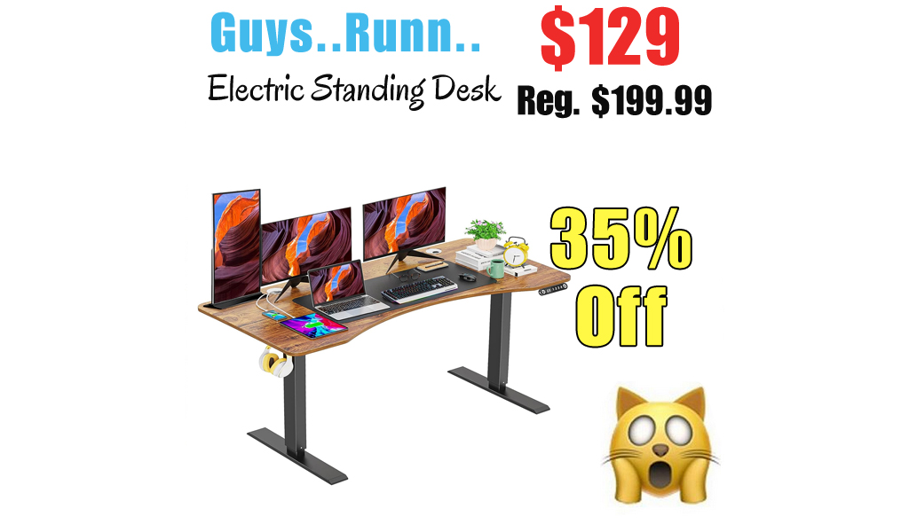 Electric Standing Desk Only $129 Shipped on Amazon (Regularly $199.99)