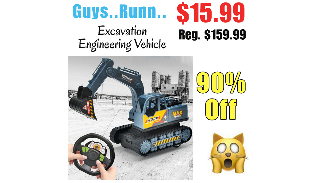 Excavation Engineering Vehicle Only $15.99 Shipped on Amazon (Regularly $159.99)
