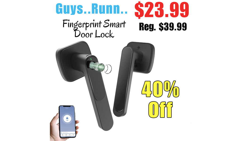 Fingerprint Smart Door Lock Only $23.99 Shipped on Amazon (Regularly $39.99)