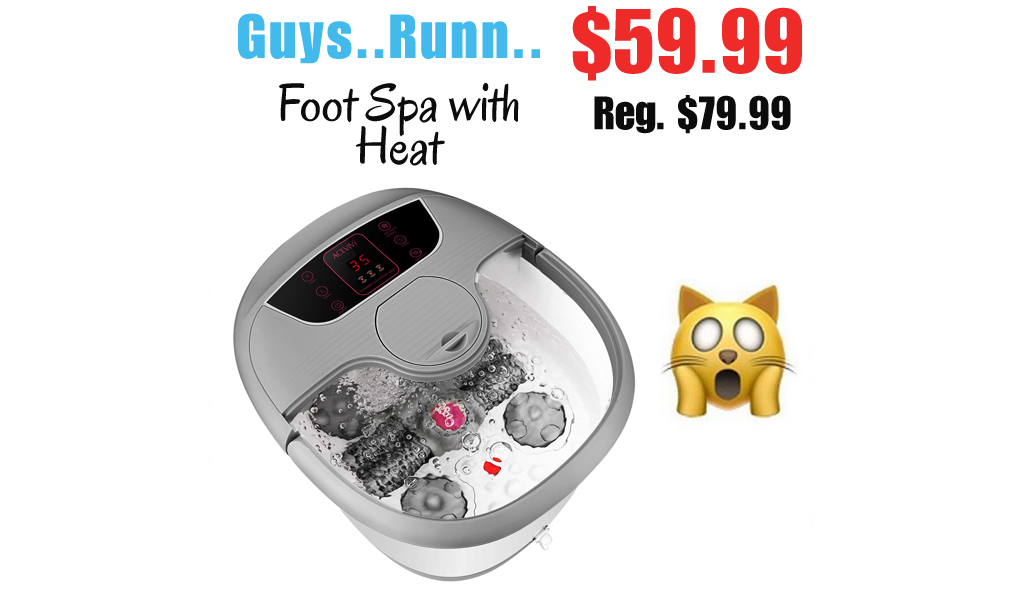 Foot Spa with Heat Only $59.99 Shipped on Amazon (Regularly $79.99)