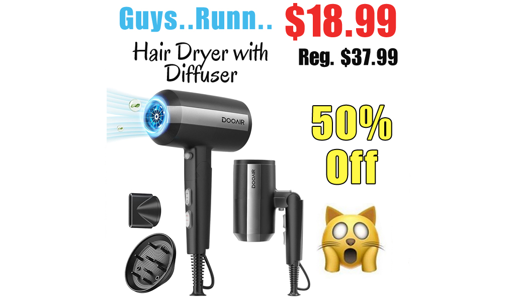 Hair Dryer with Diffuser Only $18.99 Shipped on Amazon (Regularly $37.99)
