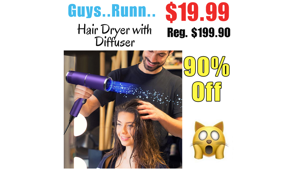 Hair Dryer with Diffuser Only $19.99 Shipped on Amazon (Regularly $199.90)