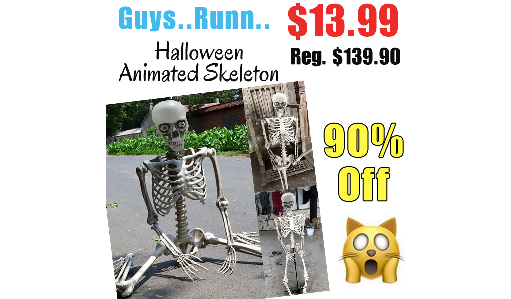Halloween Animated Skeleton Only $13.99 Shipped on Amazon (Regularly $139.90)