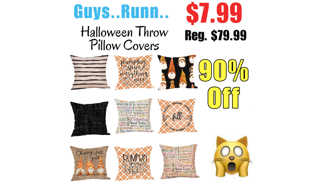 Halloween Throw Pillow Covers Only $7.99 Shipped on Amazon (Regularly $79.99)