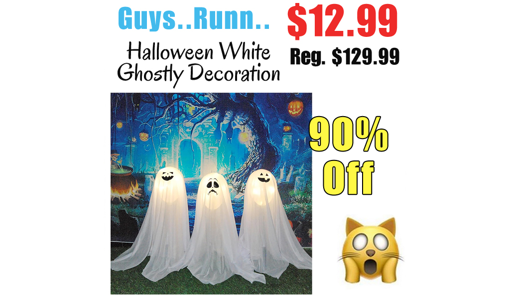 Halloween White Ghostly Decoration Only $12.99 Shipped on Amazon (Regularly $129.99)